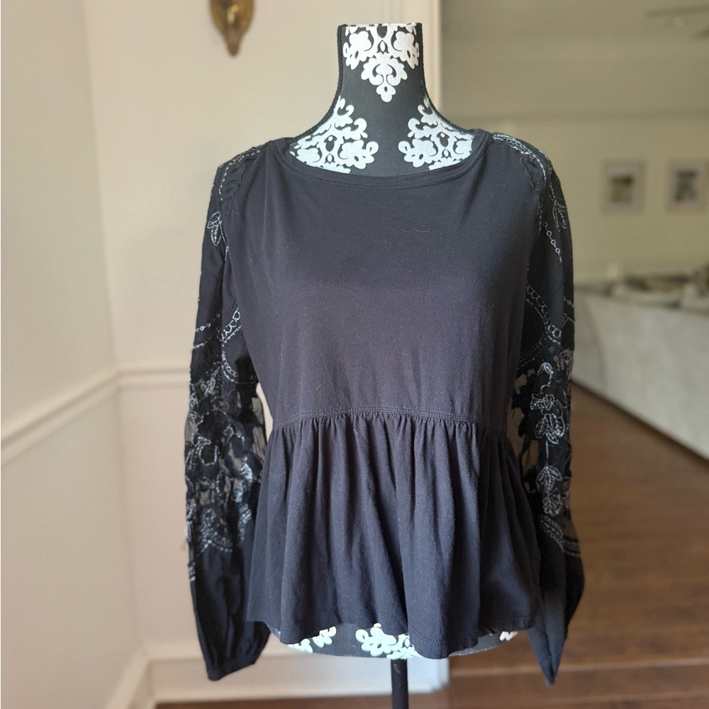 FREE PEOPLE Black Top